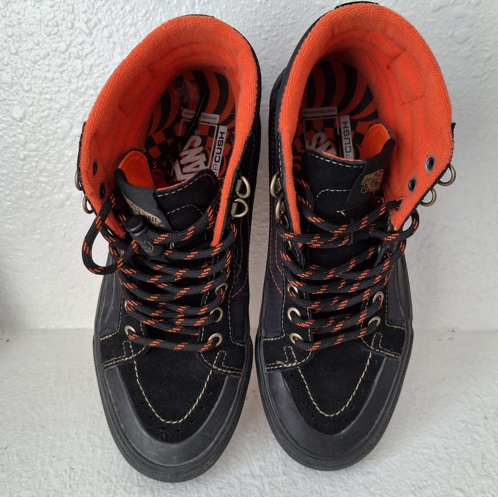 Vans Skate Sk8-hi Spitfire Black Shoes - Picture 7 of 14